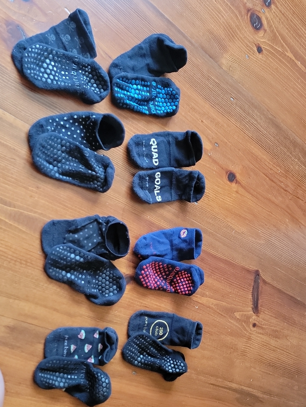 Assorted Pure Barre Grippy Socks - Size Small